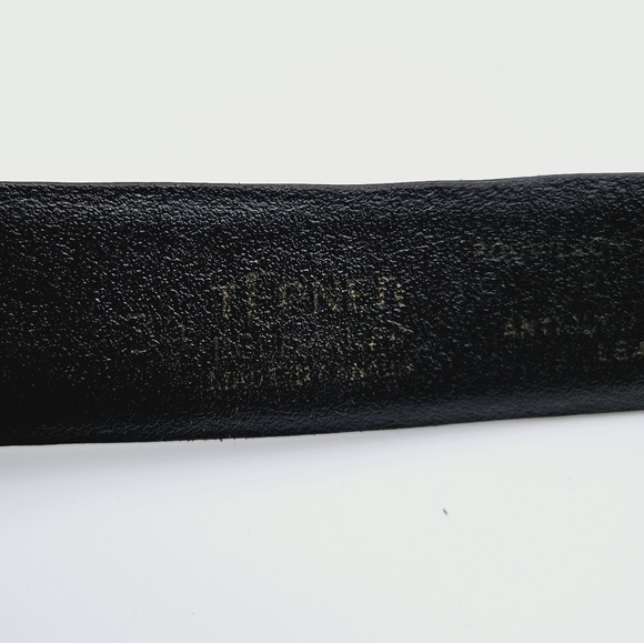 TERNER | silver buckle & cowhide leather belt - Picture 8 of 10